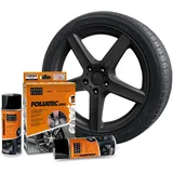 FoliaTec Sprühfolie Glanz-Schwarz 2er-Set