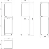 Kratki Terrassenheizer Gas PATIO LIGHT weiß 8,2 kW Propan - Weiß