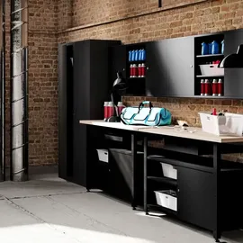 Jan Nowak Metallschrank Aktenschrank 185 x 90 x 45 cm Schwarz