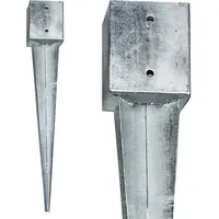 Estexo Einschlaghülse Bodenanker 121 x 121 mm Feuerverzinkt