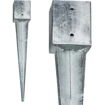 Estexo Einschlaghülse Bodenanker 121 x 121 mm Feuerverzinkt