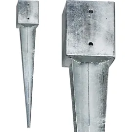 Estexo Einschlaghülse Bodenanker 121 x 121 mm Feuerverzinkt