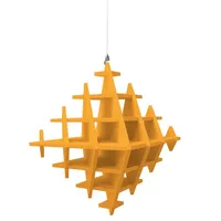 Platino24 Wandpaneel CUBO orange 2 St. 40 x 40