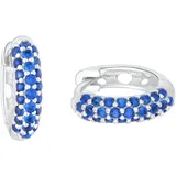 Prinzessin Lillifee Lillifee Mädchen Creolen 2037072 Silber 925 Zirkonia synth., blau