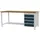 Bedrunka+Hirth Werkbank grau lichtgrau B1500xH859xT750mm lichtgrau grau 4 Schubl.BEDRUNKA+HIRTH