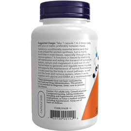 NOW Foods Taurine Double Strength 1000 mg veg Kapseln 100 St.