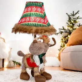 happy lamps LED-Tischleuchte Rudi das Rentier Stoff