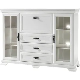 OTTO home Highboard Royal 158 x 117 x 46 cm Weiß