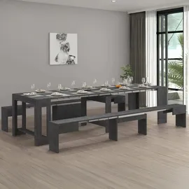 Dmora Dadamoni Konsolentisch 66 x 25 x 45 cm grau