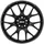 BBS CH-R 9,0 x 18 5 x 120 ET44 Schwarz Matt