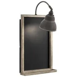 Wandleuchte Chalkboard 1-flammig - Verwittertes Zink