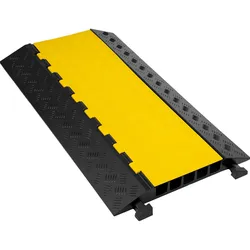 VEVOR Kabelbrücke 5 Kanal Brüstungskanal aus Handelsüblichem Thermoplastischem Kautschuk mit Modularem Design Hohe Sicherheit für Breite