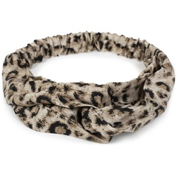 styleBREAKER Haarband, 1-tlg., Haarband mit Leo Print beige|schwarz