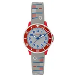 s.Oliver Unisex KinderArmbanduhr Analog Quarz Armbanduhr mit Silikonarmband SO-3772-PQ