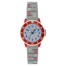 s.Oliver Unisex KinderArmbanduhr Analog Quarz Armbanduhr mit Silikonarmband SO-3772-PQ