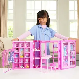 Barbie Traumkleiderschrank mit Puppe