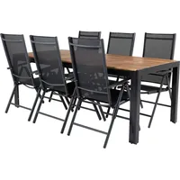 VCM ebuy24 Gartentisch | Balkontisch, Gartenmöbel-Set Bois 90 cm)