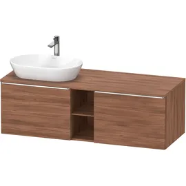 Duravit D-Neo Konsolenwaschtischunterbau wandhängend Nussbaum Matt 1400x550x459 mm - DE4950L10790000 DE4950L10790000