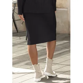 LASCANA Strickrock Damen schwarz Gr.38