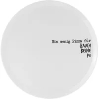 Pizzateller Graffiti Schwarz/Weiß