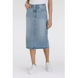 Levi's Levi ́s ® Hr Back Slit Jeansrock - Riveting Clean Hem - 29