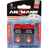 Ansmann Rauchmelderbatterie 9V (2 St.)