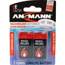 Ansmann Rauchmelderbatterie 9V (2 St.)