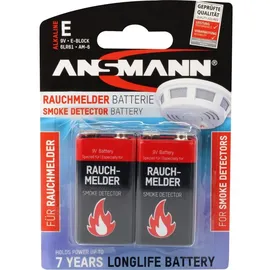 Ansmann Rauchmelderbatterie 9V (2 St.)
