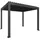 Biohort Pergola 255 cm x 367,5 cm x 312 cm Dunkelgrau-Metallic