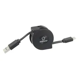 Renkforce USB-Kabel USB 3.2 Gen1 (USB 3.0 / USB 3.1 Gen1) USB-C® Stecker, USB-A Stecker 0.80 m