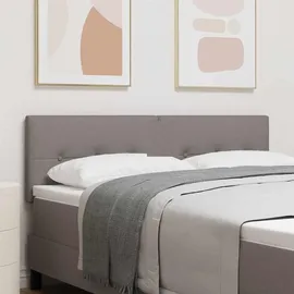 vidaXL LED Kopfteil mit LED-Lichtleisten Taupe 160 cm Polyester