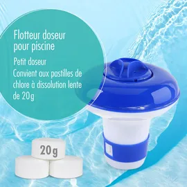 Höfer Chemie Pool Dosierschwimmer klein für Chlortabletten 20 g