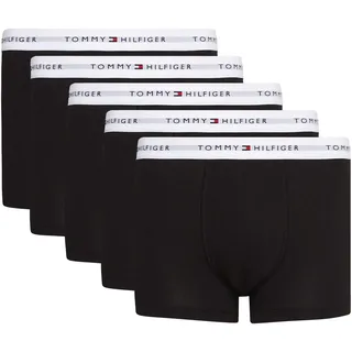 Tommy Hilfiger 5P TRUNK Boxershorts Schwarz / Rot / Weiß S 5er Pack
