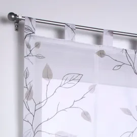 Kutti Raffrollo HEINE HOME Gr. 3, grau (sanftes weiß, taupe), B:80cm H:140cm, Raffrollos