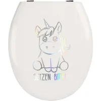 EinhornLiebe WC-Deckel Aufkleber lustiger Einhorn Sticker für Klo-Deckel Wandsticker