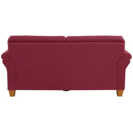 Home Affaire "Borkum, B: 186cm", rot (bordeaux), B:186cm H:87cm T:88cm, Struktur (100% Polyester);Luxus-Microfaser ALTARA NUBUCK (100% Polyester);MELROSE (100% Polyester);Luxus-Microfaser Toro (100% Polyester), Sofas, mit Federkern