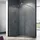 Kermi Xb Glasanlage XBWIA12020VAK 118-120x200cm, silber hochglanz, ESG klar