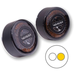 Highsider Rocket, Clignotants/feux de position à LED - Noir