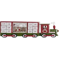 DKD Home Decor Adventskalender aus Holz, 43 x 9,5 x 17 cm