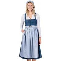 MarJo Dirndl Midi Dirndl 2tlg. - EDLING - nachtblau blau 38