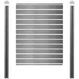 MCW Windschutz Savoie 195 cm grau WPC