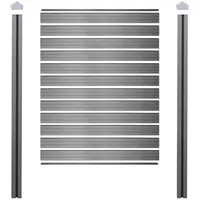MCW Windschutz Savoie 195 cm grau WPC