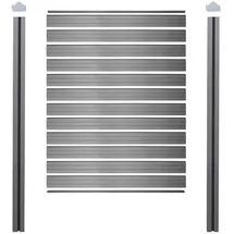 MCW Windschutz Savoie 195 cm grau WPC