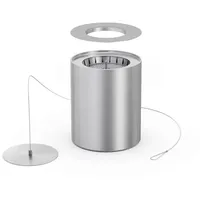höfats SPIN 1200 Bio-Burner Ø 105 cm Silber