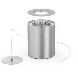 höfats SPIN 1200 Bio-Burner Ø 105 cm Silber