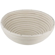 Zenker Gärkorb rund Ø22 cm – Gärkörbchen aus natürlichem Rattan für selbstgemachtes Brot – Versorgt Teig mit Sauerstoff für lockere und luftige Brote, Natur