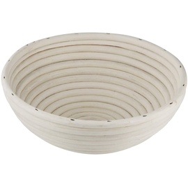 Zenker Gärkorb rund Ø22 cm – Gärkörbchen aus natürlichem Rattan für selbstgemachtes Brot – Versorgt Teig mit Sauerstoff für lockere und luftige Brote, Natur