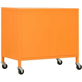 vidaXL Lagerschrank Aktenschrank 60x35x56 cm orange