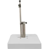 Liro Schirmständer Alu-Vario 50 Aluminium 55 x 55 cm Weiß