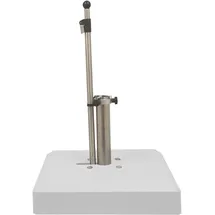Liro Schirmständer Alu-Vario 50 Aluminium 55 x 55 cm Weiß